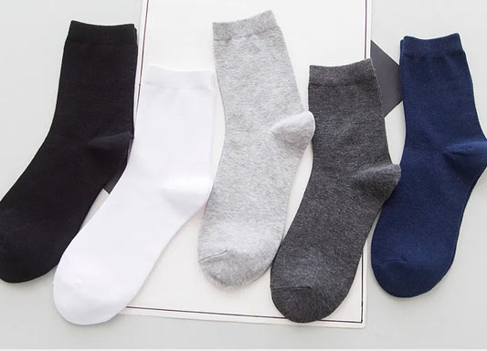 Men's Cotton Socks (Black )